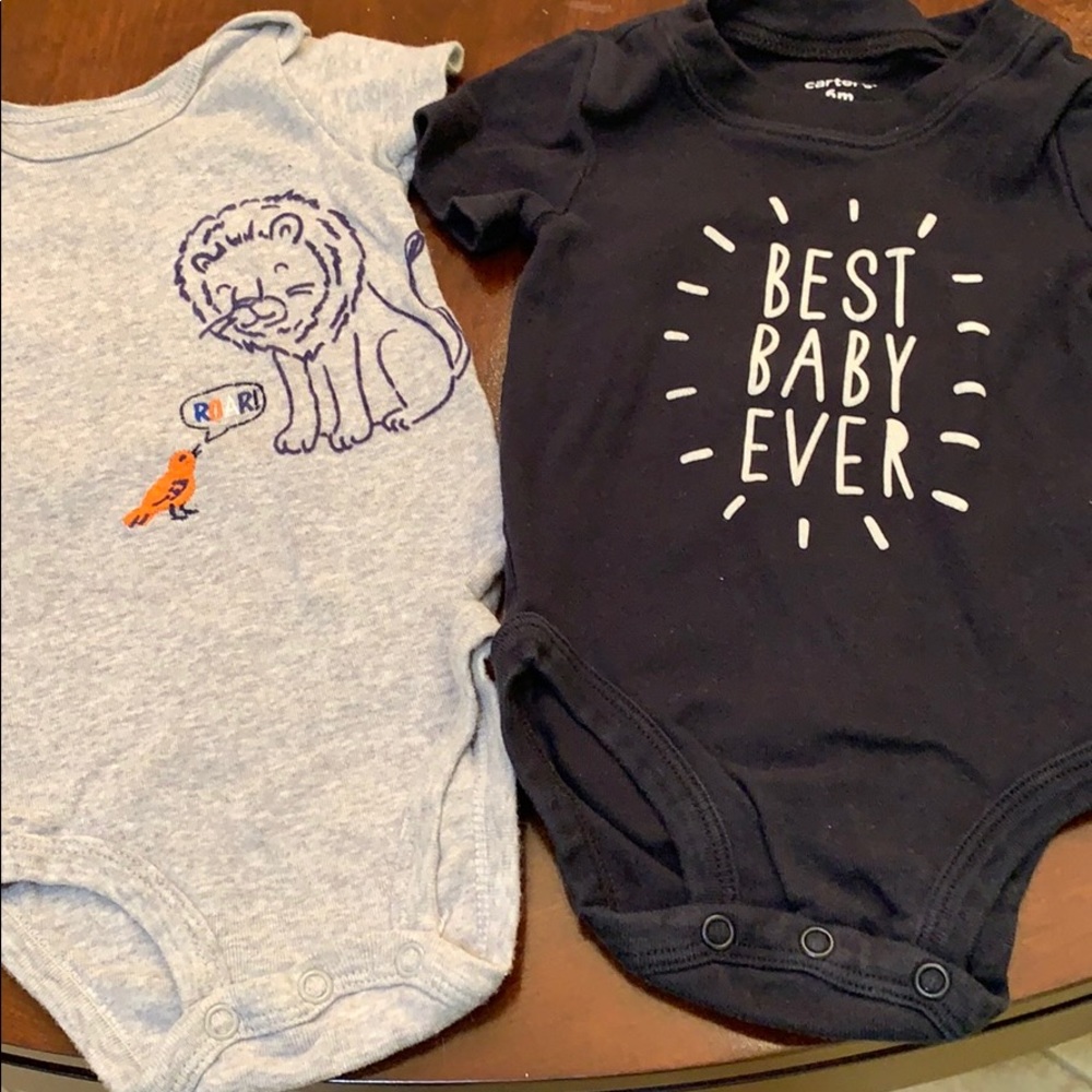 2 SS baby unisex onesie
